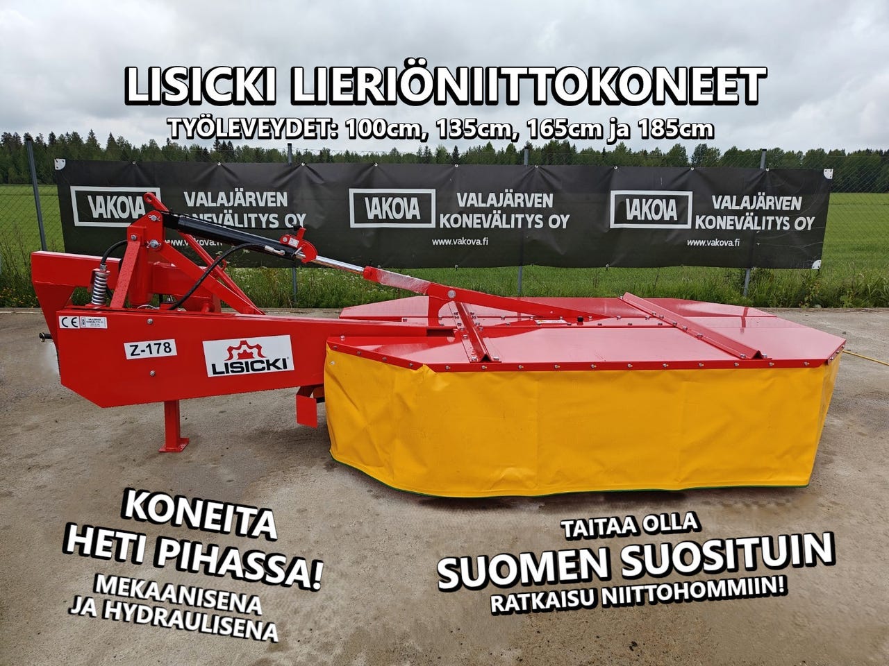 Lisicki LIERIÖNIITTOKONEET 100cm-185cm - HETI PIHASSA!