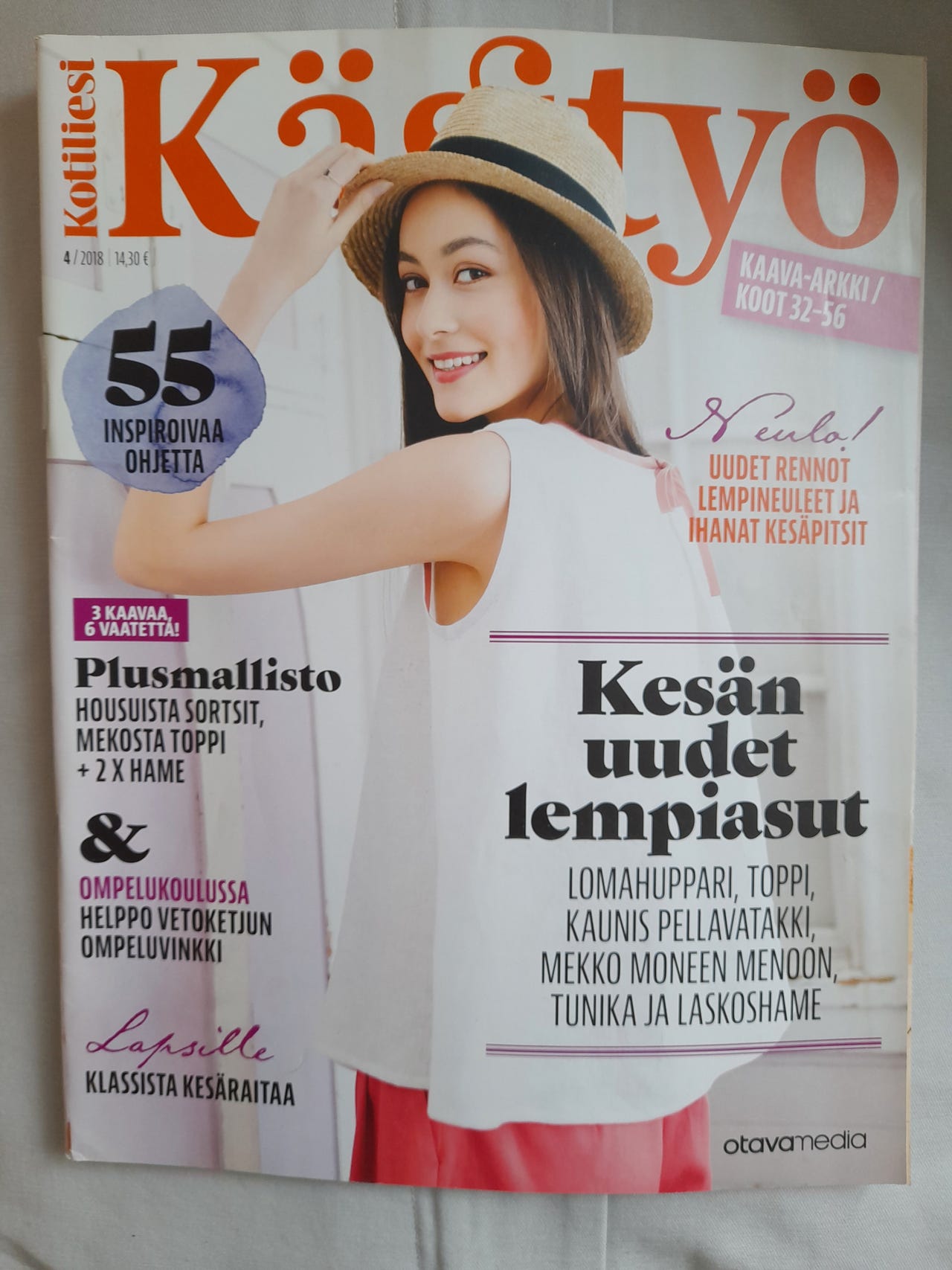 Suuri käsityö -lehti 4/2018.