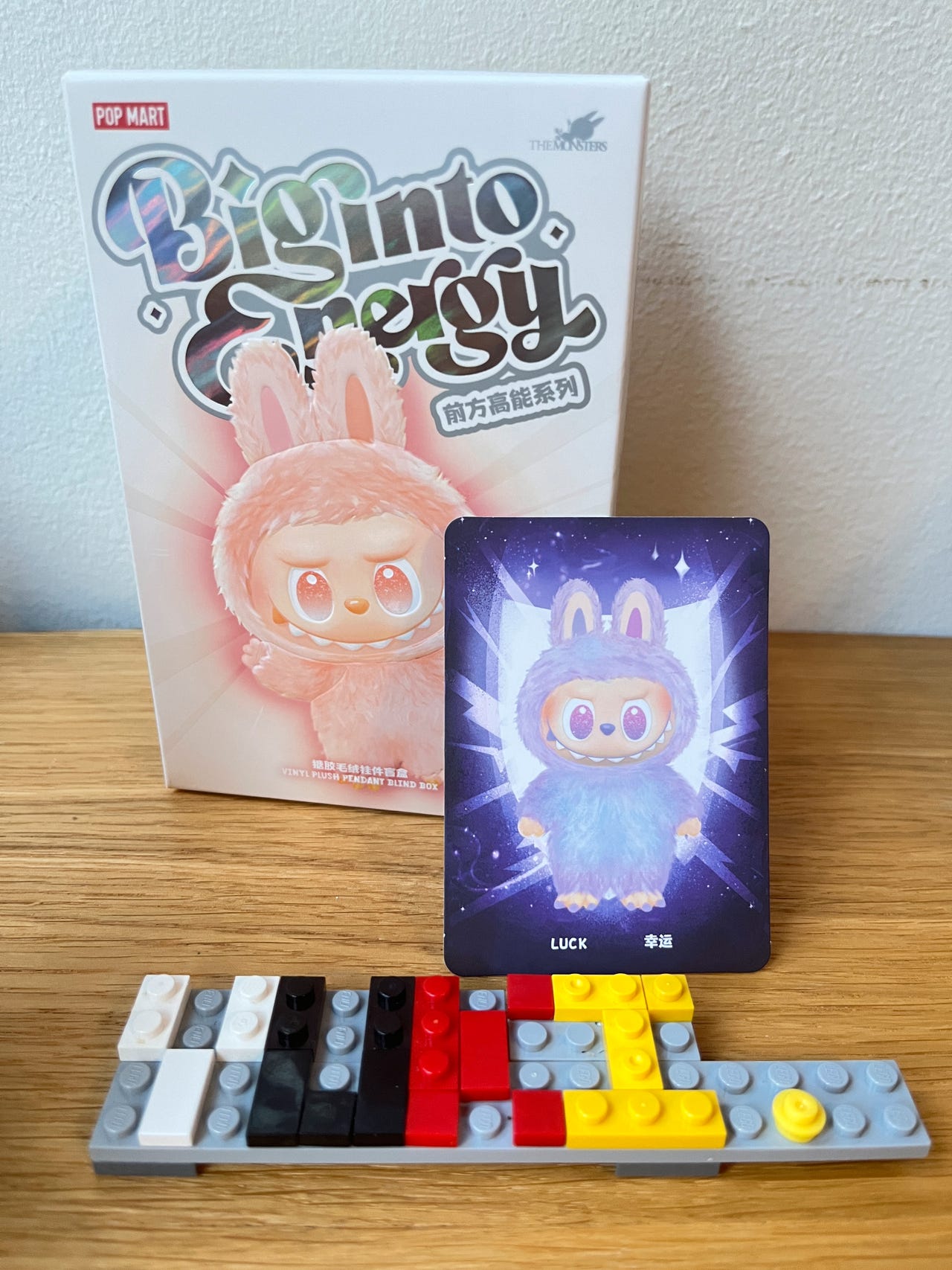 POPMARTLABUBU The big into Energy LUCKのみ Pop Mart Labubu The Monsters Big into Energy Series Luck
