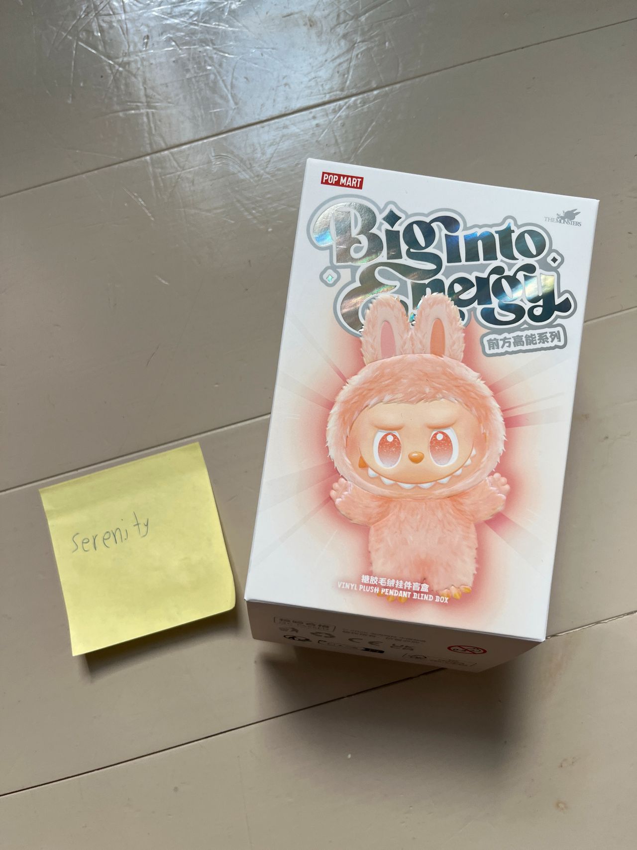 POP MART big into the energyラブブ SERENITY Pop Mart Blind Box - The Monsters Labubu Big Into Energy