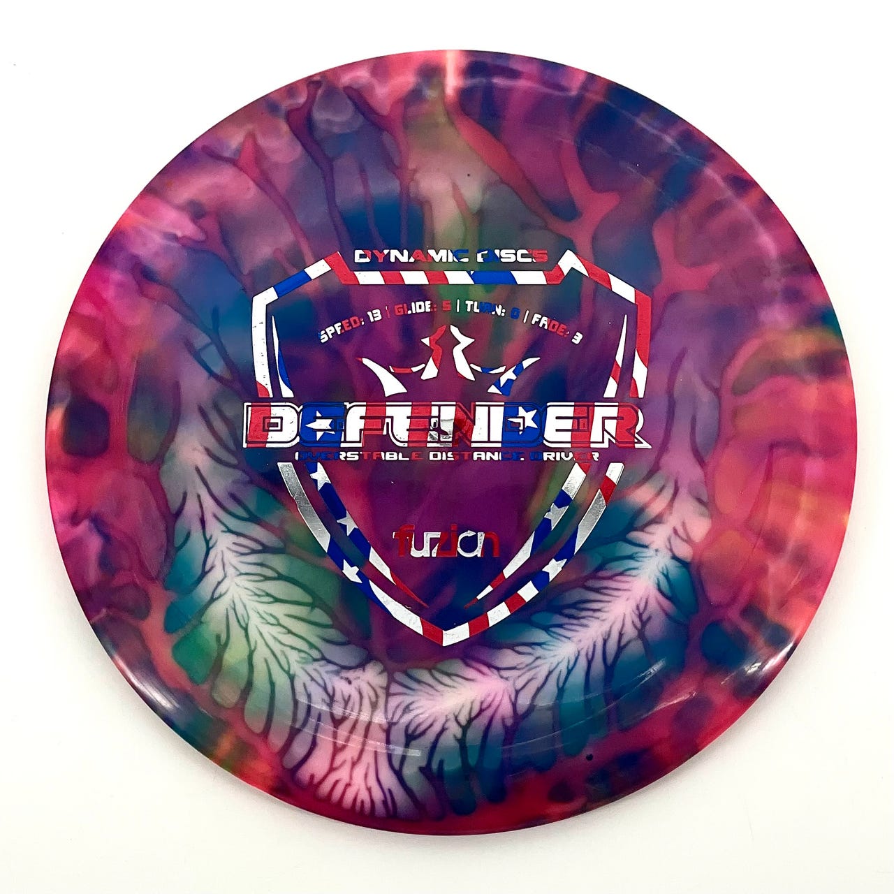 Dynamic Discs Fuzion Defender Brainwave Dye | Tori