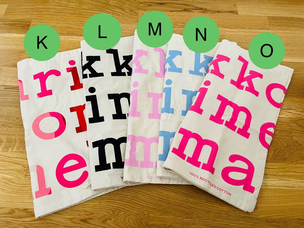 Marimekko uusi kangaskassi/ logokassi