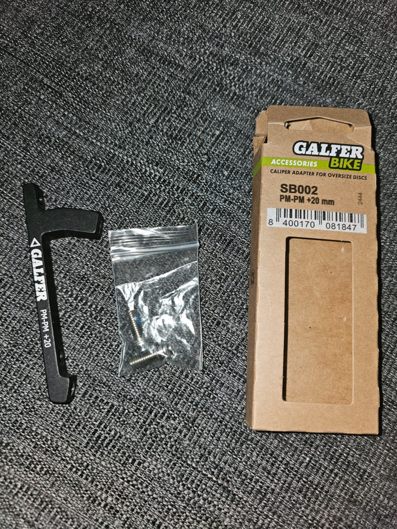 Galfer SB002 levyjarry adapteri