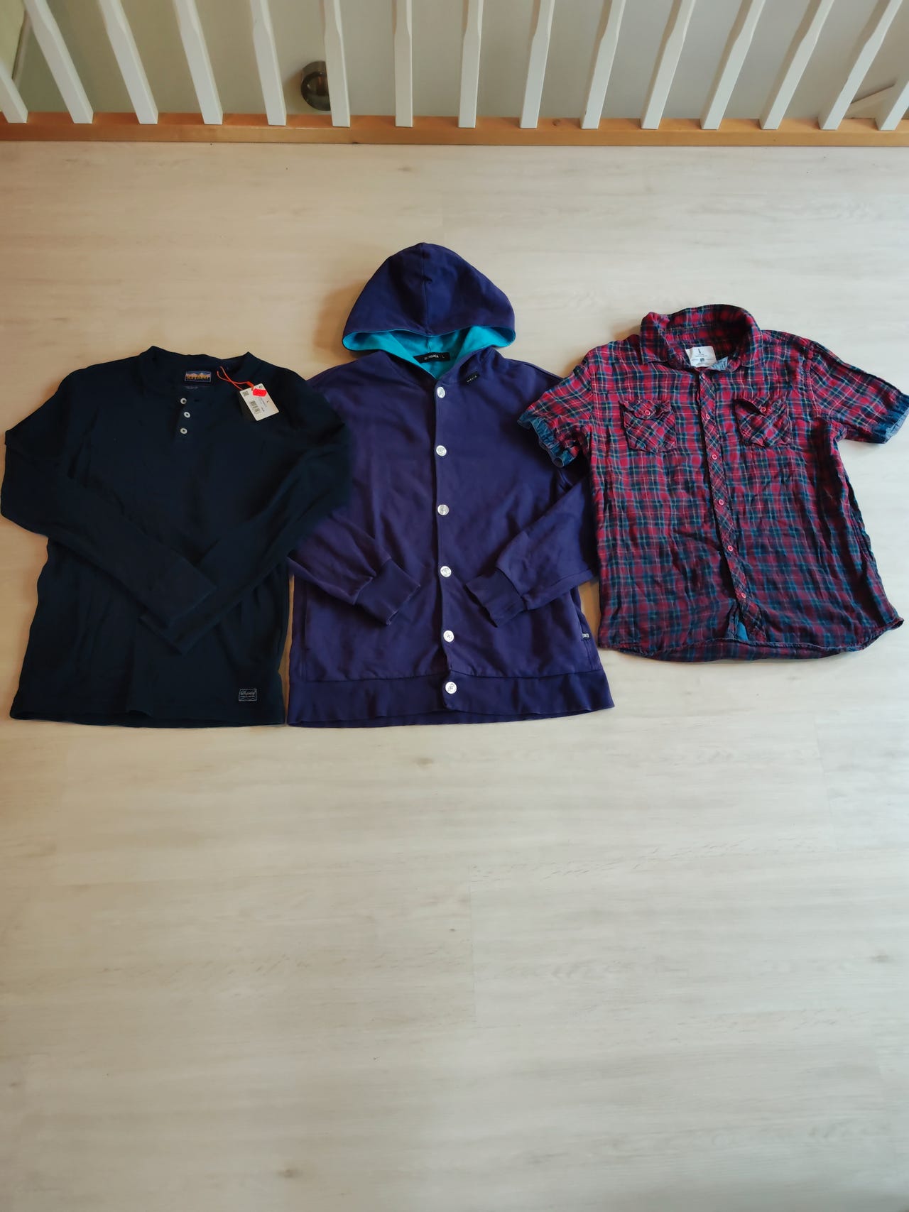 3 x miesten paita kokoa L
