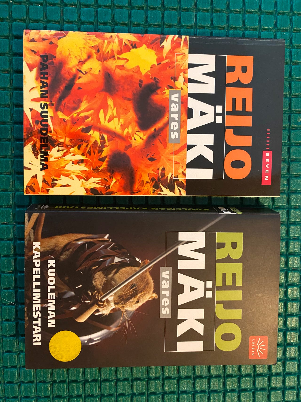 Reijo Mäki pokkarit Kuoleman kapellimestari Pahan Suudelma
