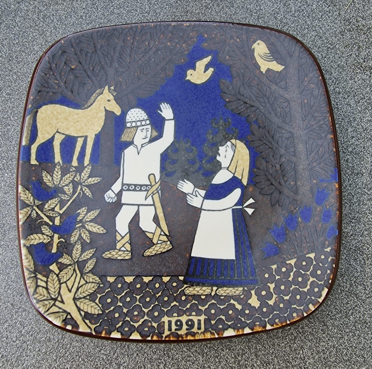 Arabia Kalevala vuosilautanen 1991