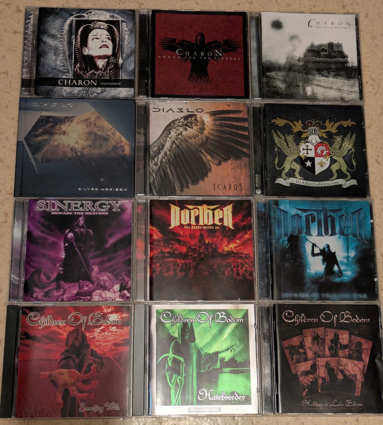 Afterworld Amon Amarth Sinergy Norther Diablo Entwine CD:t