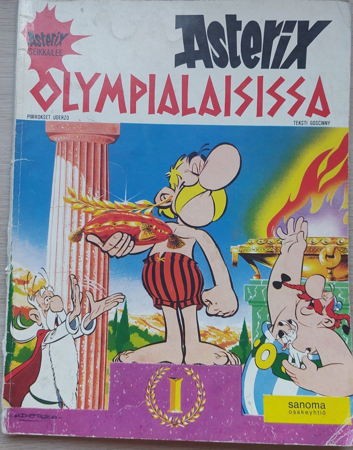 Asterix olympialaisissa 3. painos 1972