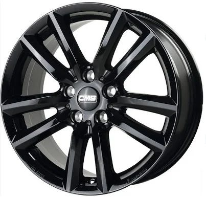 CMS C27 gloss black 7×16 5×112 ET35 KR66,6 R13