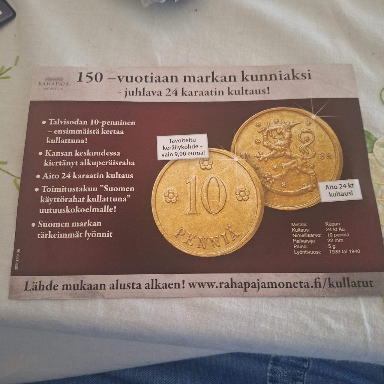 Keräily kolikoita