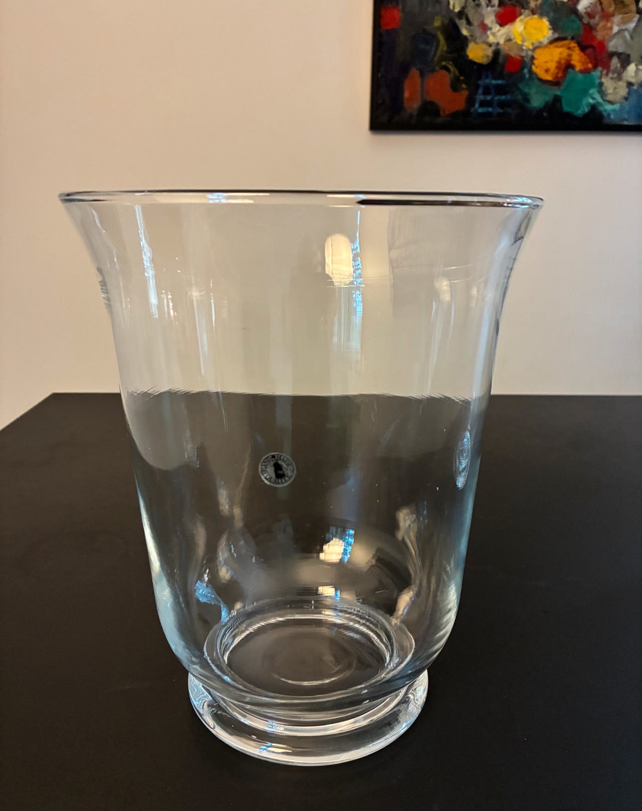 Iso lasinen kynttilälyhty