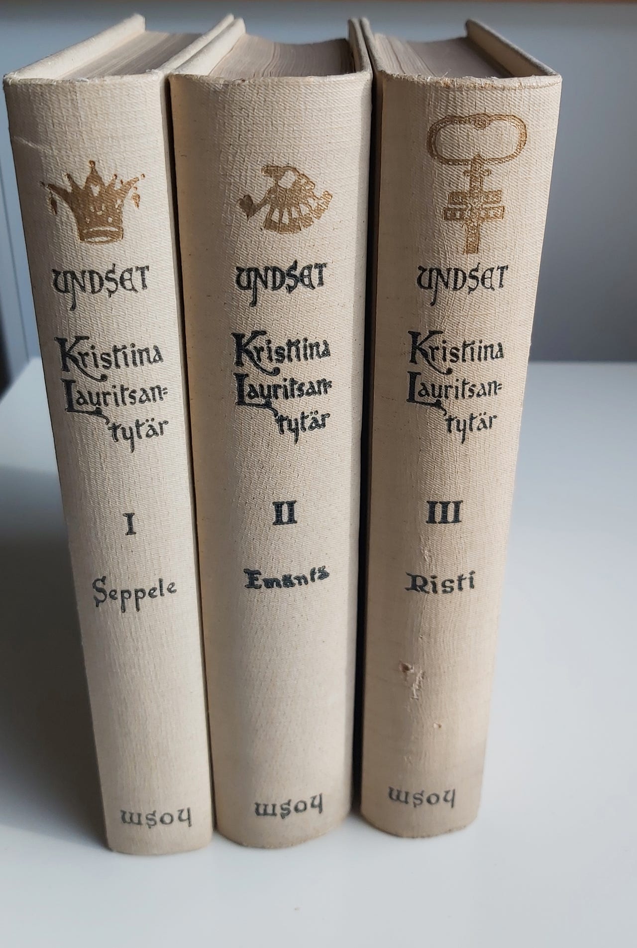 Sigrid Undset : Kristiina Lauritsantytär 1-3