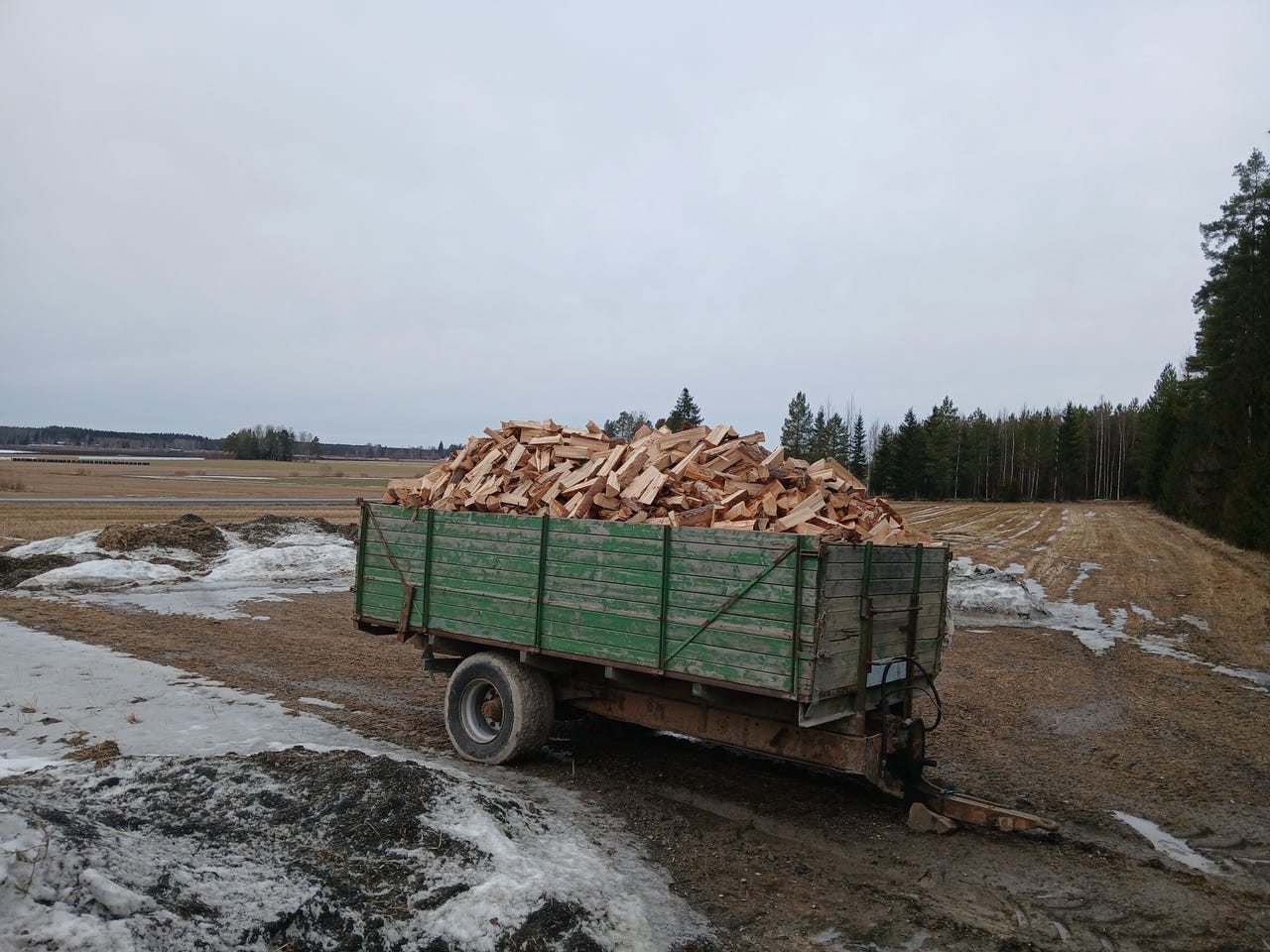 Polttopuuta, polttopuu, sekaklapi, polttopuita  - Jalasjärvi Etel