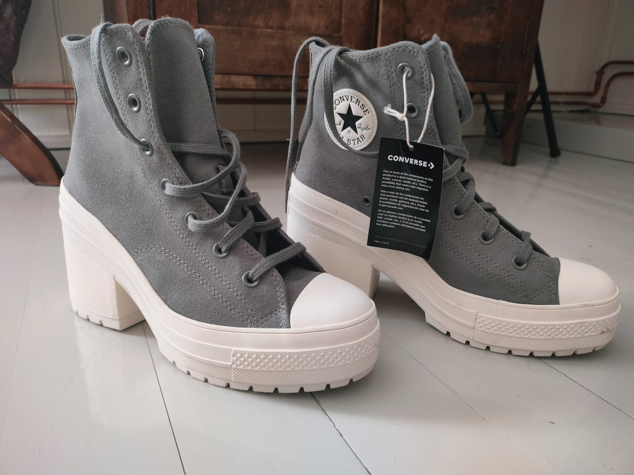 Converse LuX 70 DE LUXE, mokkanahkaa, uudet 41