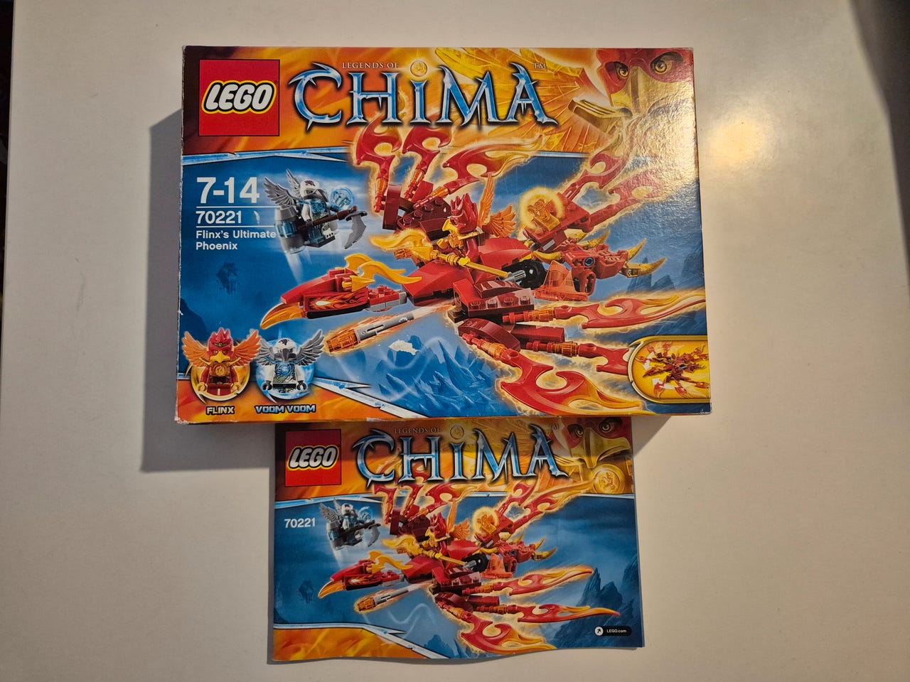Flinx Ultimate Phoenix Lego Legends Lego 70221 Instructions LEGO