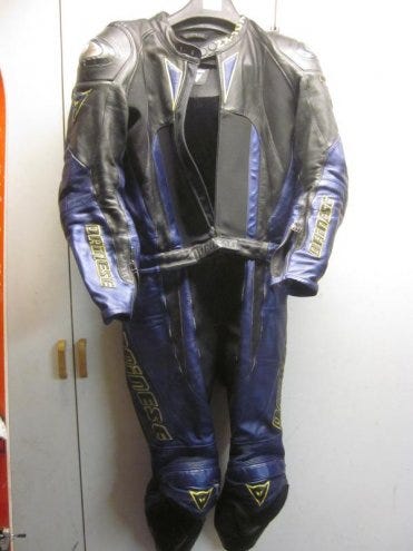 Dainese kawasaki nahkapuku titanium koko 54