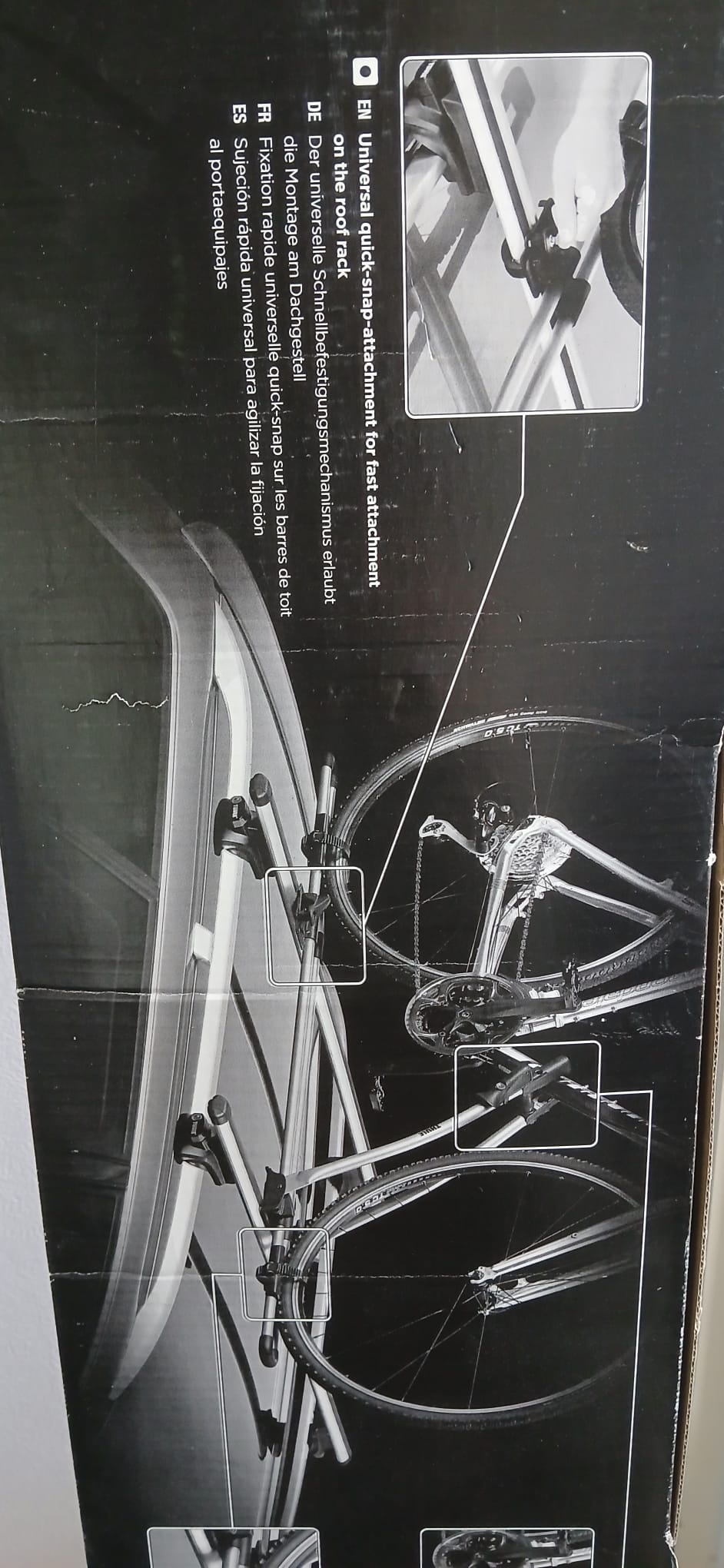 Pyöränkuljetusteline autoon