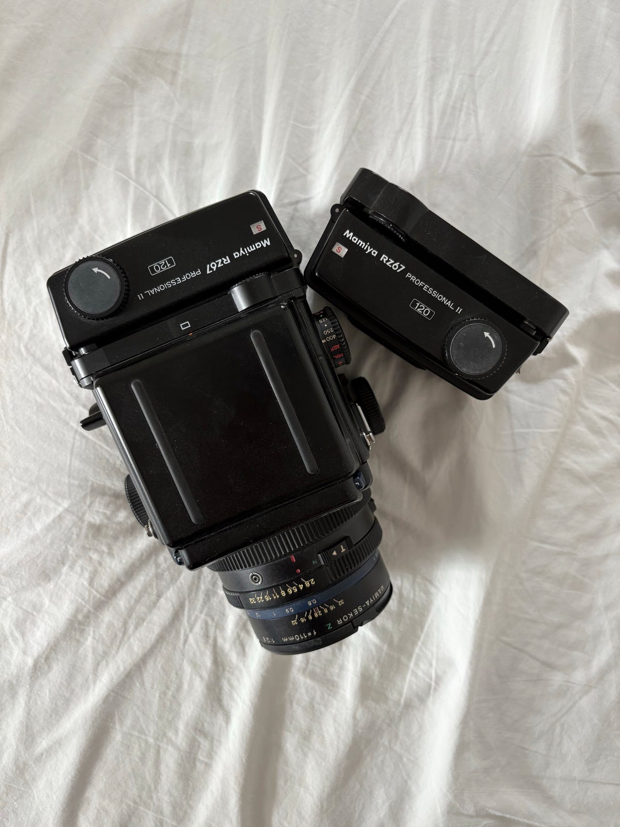 フィルムカメラ MAMIYA RZ67 PRO II + SEKOR Z 110mm f/2.8 TOP MINT] Mamiya RZ67 Pro II Sekor Z 110mm F2.8 W Lens 120