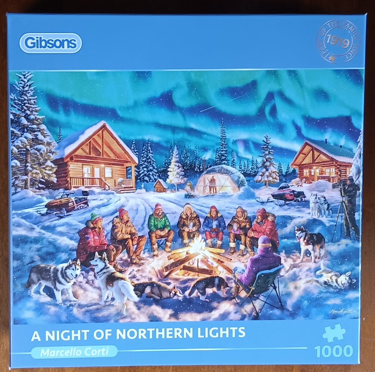Gibsons, A night of northern lights, 1000 palan palapeli