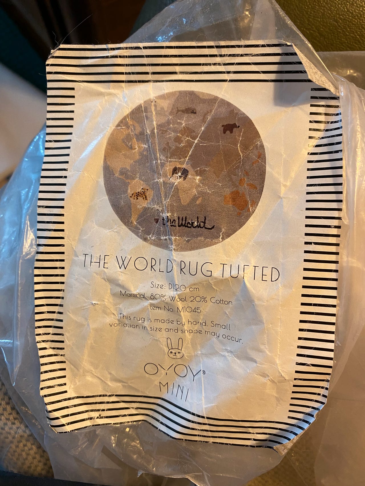 Oyoy the world matto pyöreä