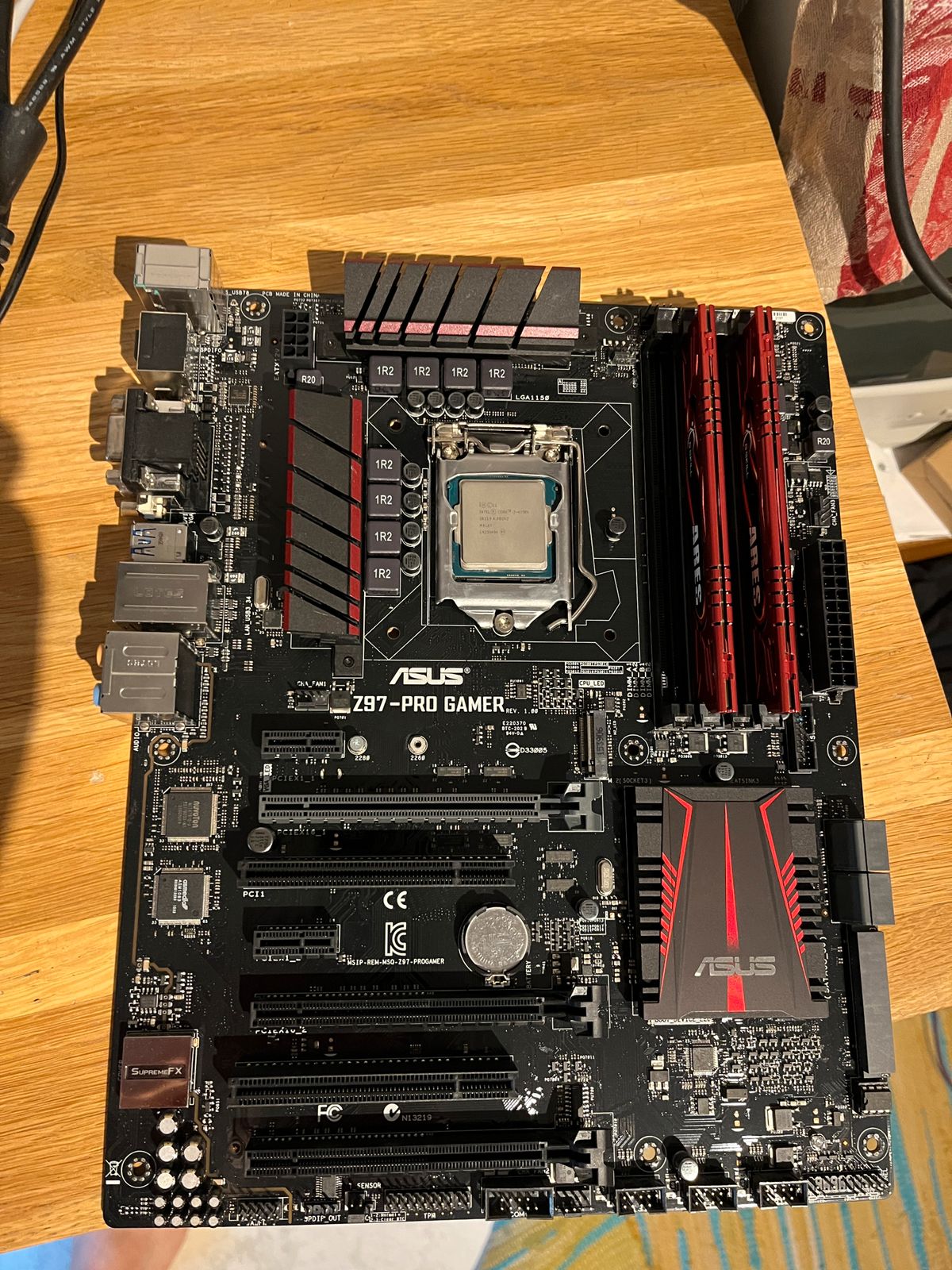 ASUS Z97-PRO GAMER Motherboard 1150 DDR3 Core i7 4790K i5