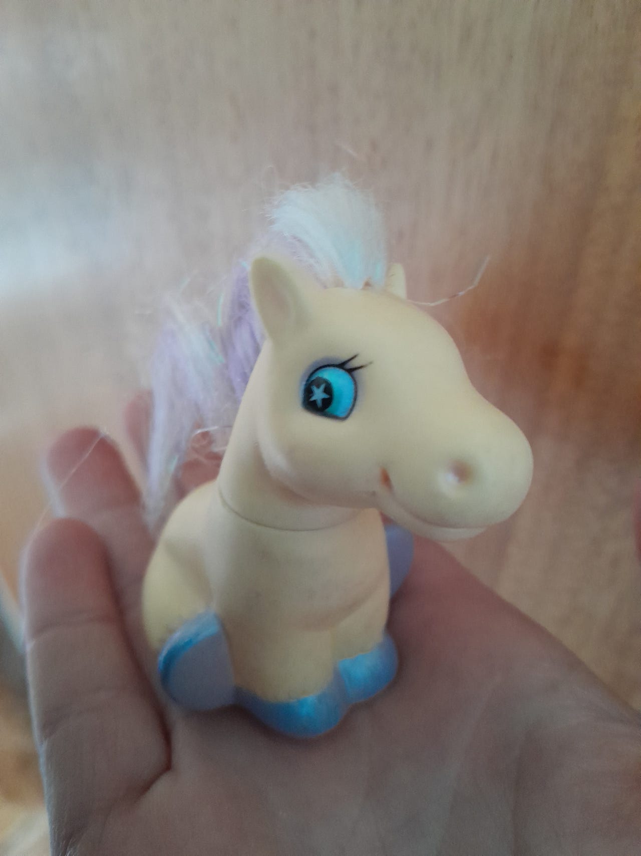 Istuva pieni poni
