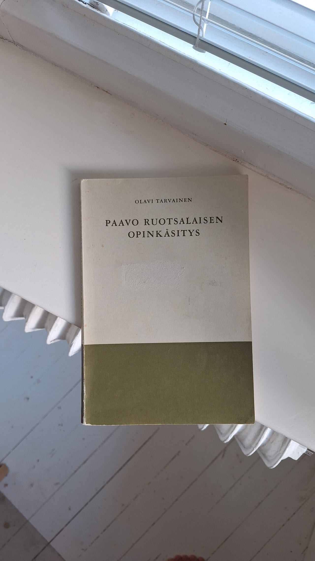 Olavi Tarvainen: Paavo Ruotsalaisen opinkäsitys