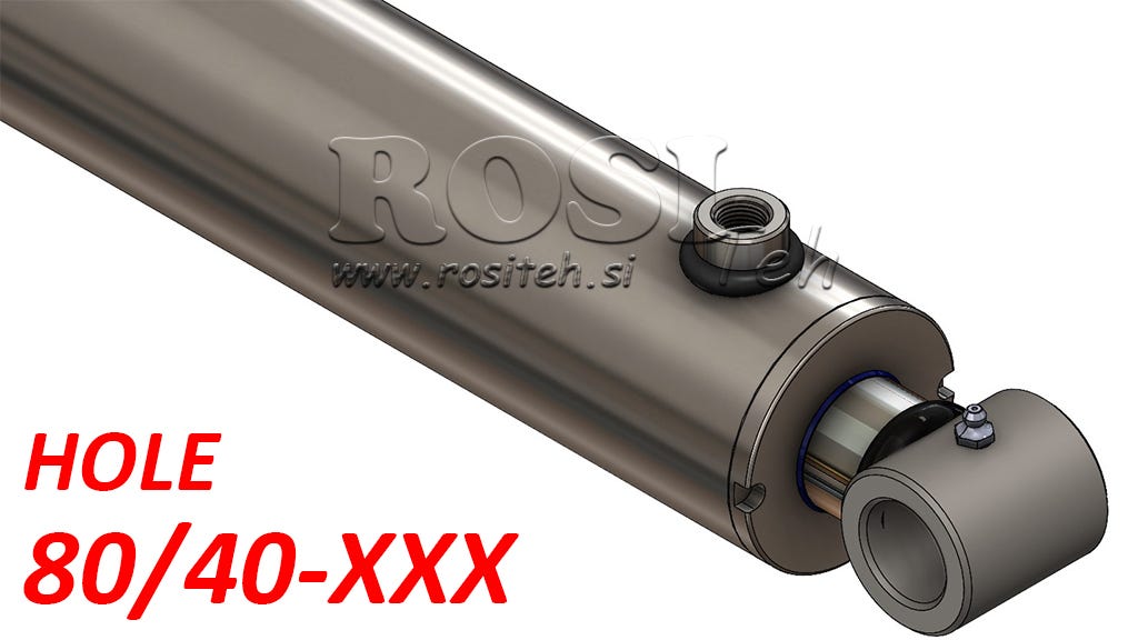 Hydraulisylinteri HOLE 80/40 isku 100–1000 MM