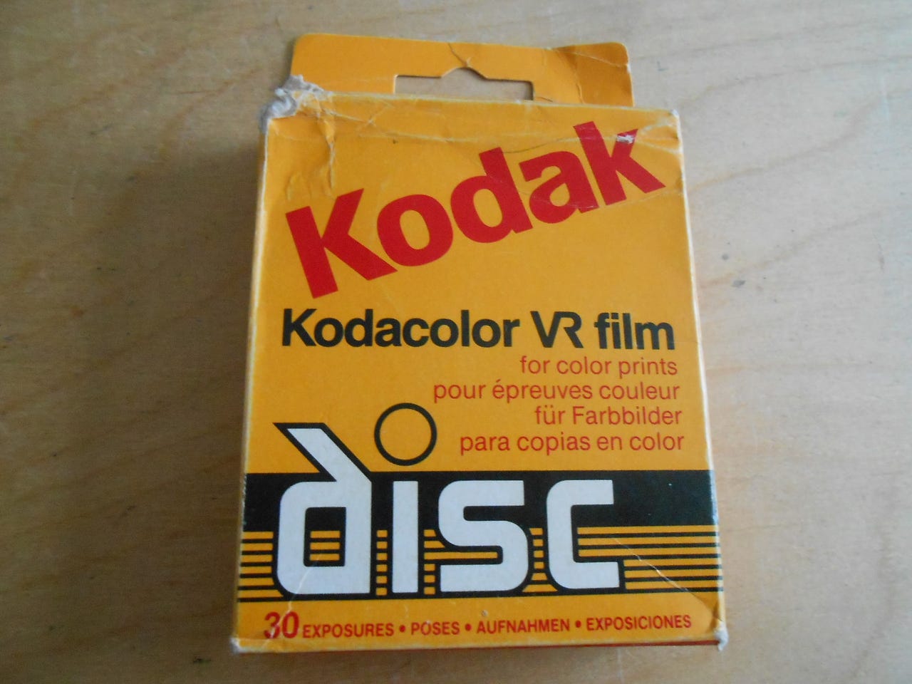 KODAK KODACOLOR VR -filmilevy, 30 valotusta, ISO 200/24