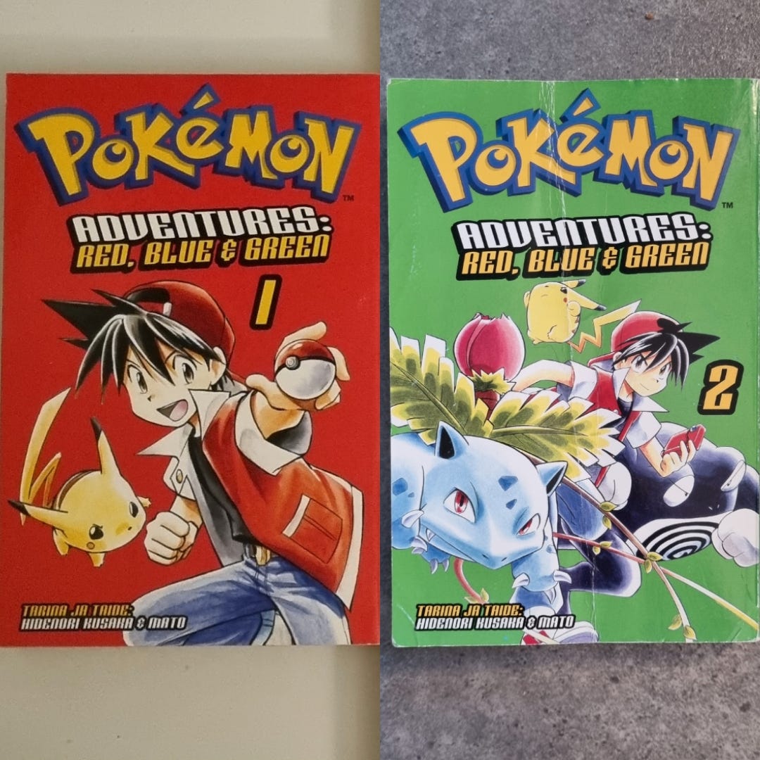 Pokémon Adventures: Red, Blue & Green, osat 1 & 2