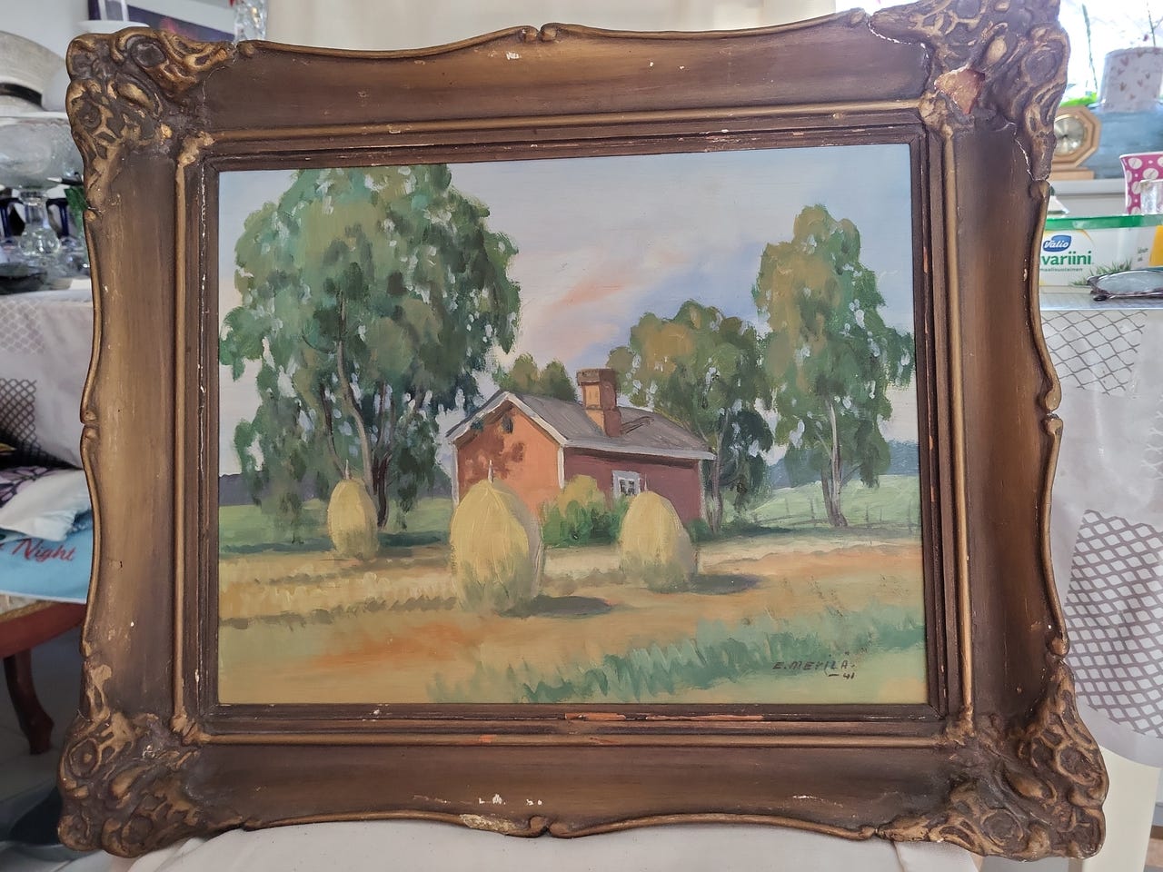 E. Merilä Heinänteon aika