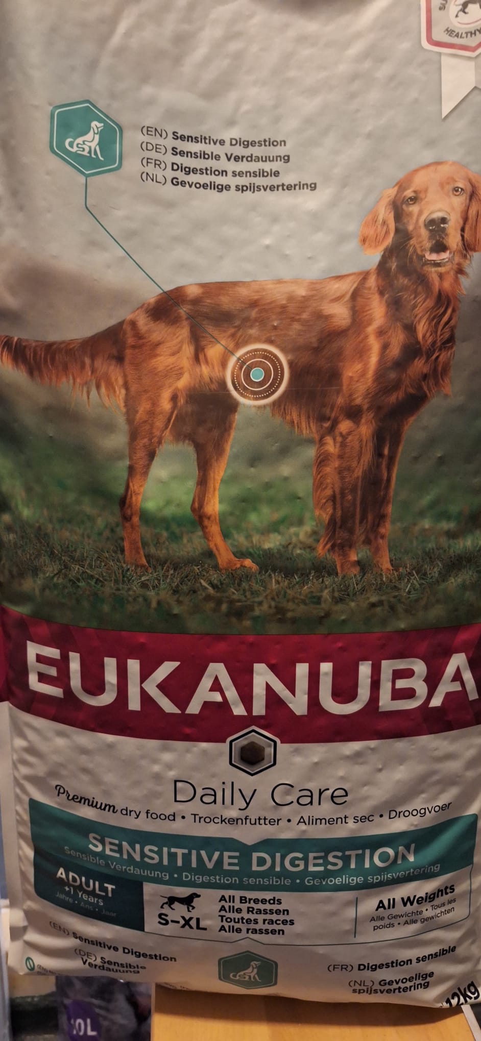12kg Eukanuba Daily Care Sensitive Digestion koiranruoka
