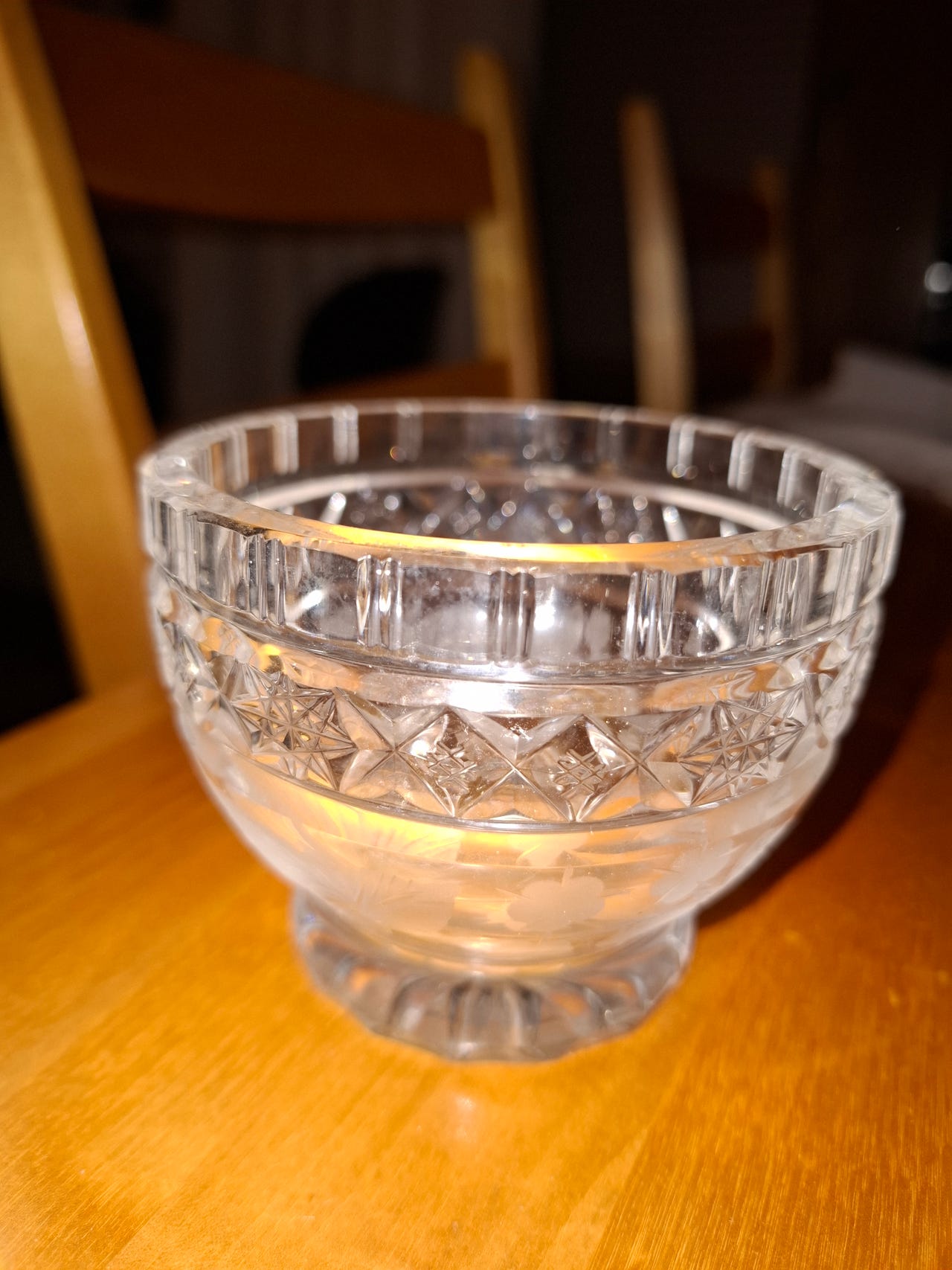 Riihimäen Lasi Aimo Okkolin/Virpi kristallimalja