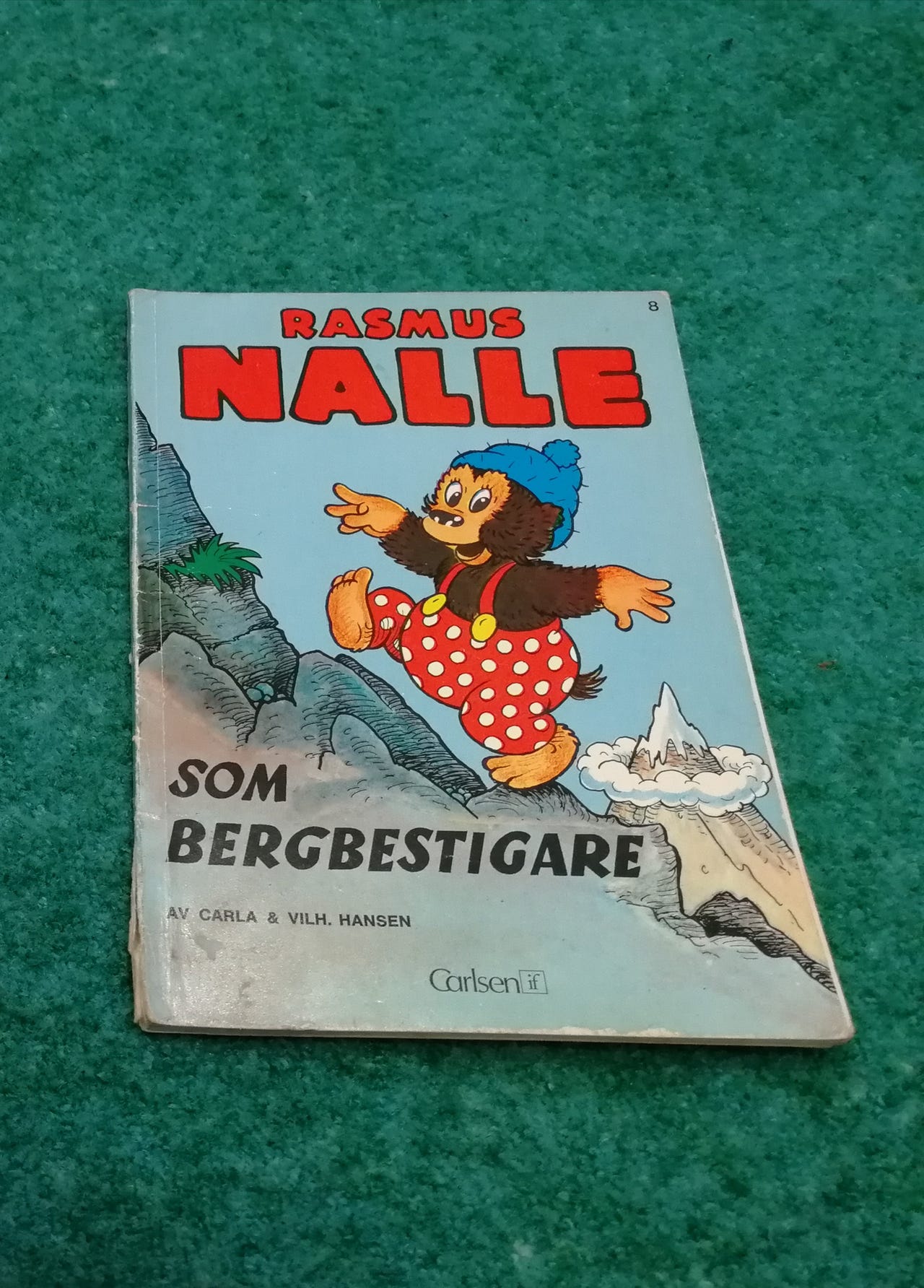 8. Rasmus Nalle som bergbestigare