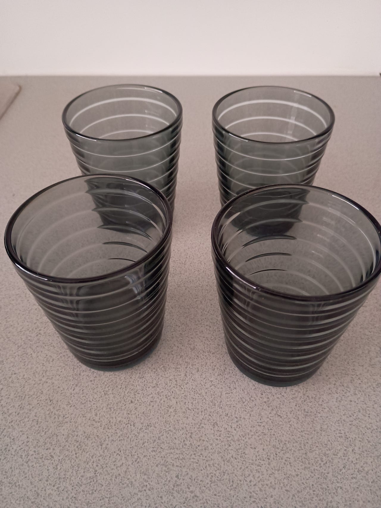 Iittala Aino Aalto harmaat juomalasit 22 cl  4 kpl