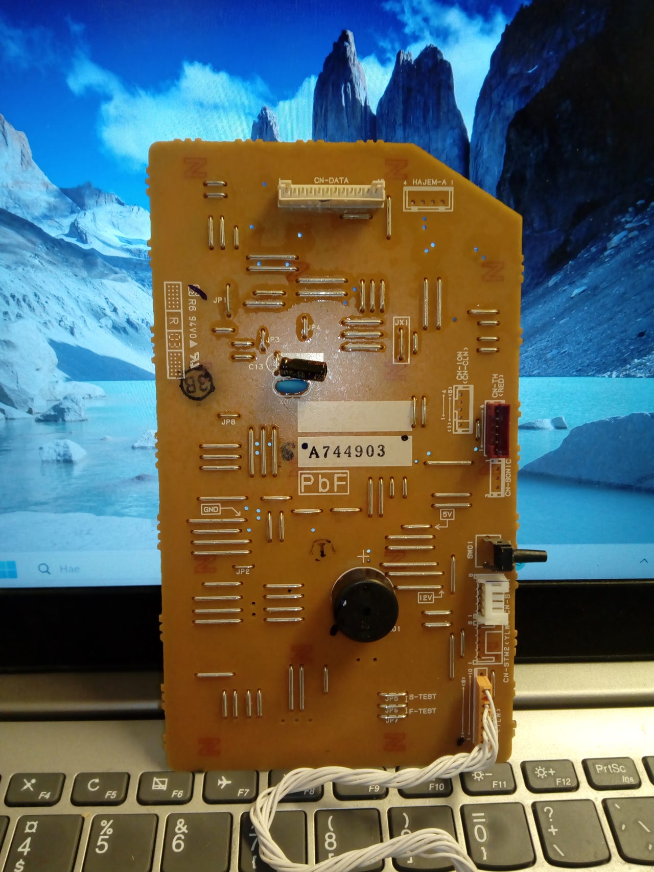 Ilmalämpöpumppu Panasonic sisäyksikön kortti