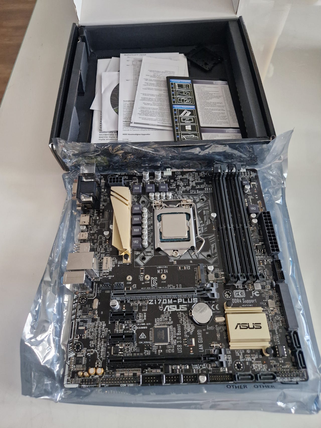 Asus z170m-plus + i5-6600k | Tori