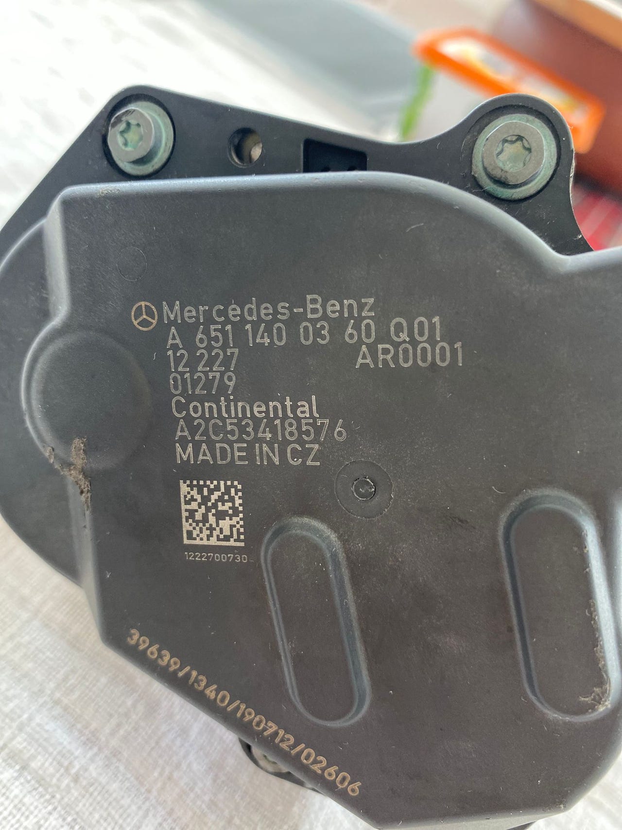 EGR venttiili Mercedes OM651