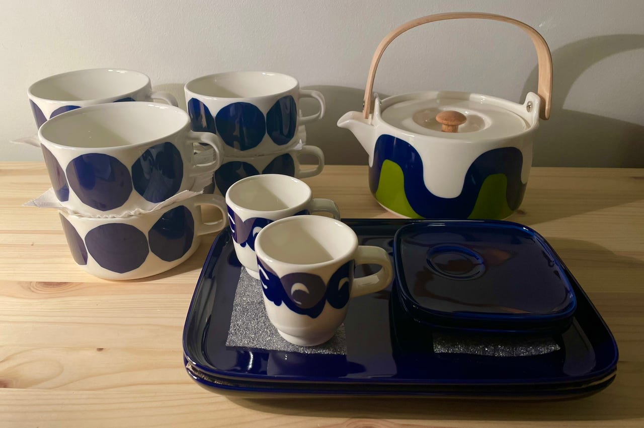 Marimekko for Finnair Kivet, Kissapöllö, Seireeni ja Ilmo