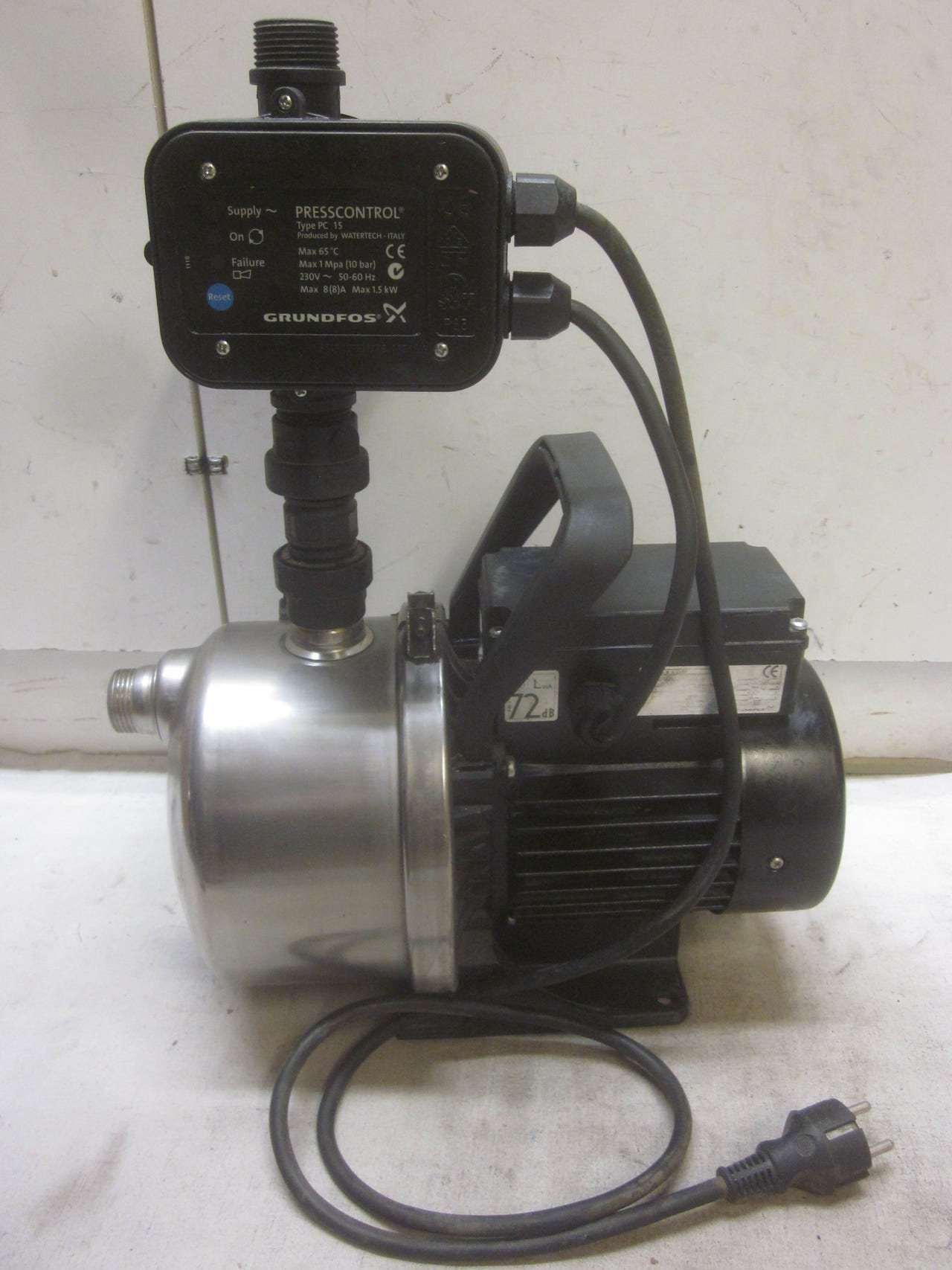 grundfos UP5-X painevesiautomaatti 775w