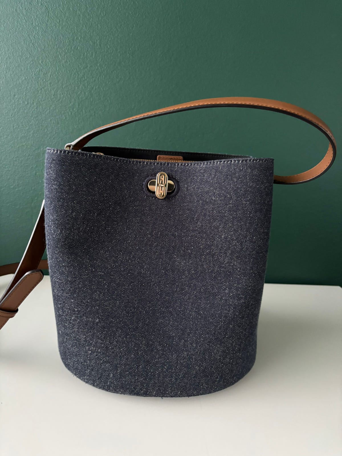 Furla Denim Bucket Bag