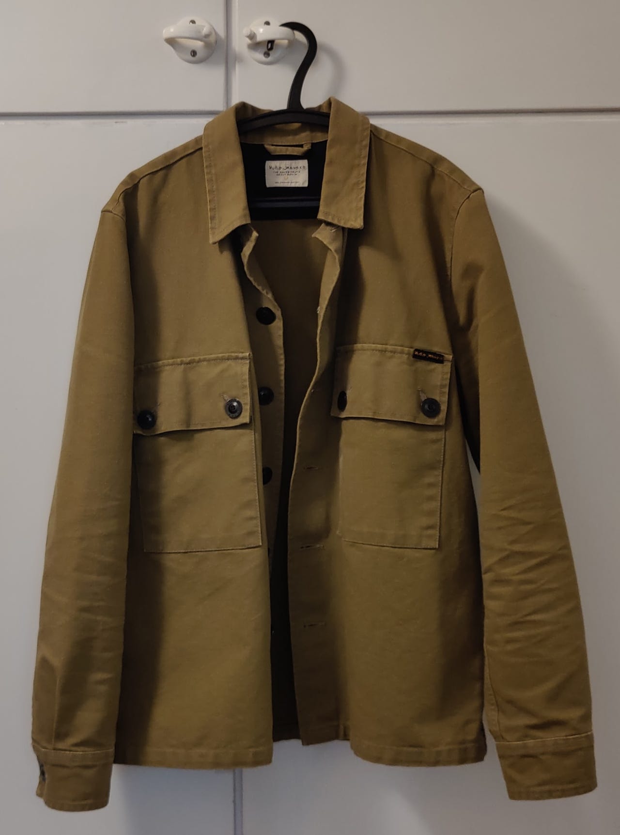 Nudie Jeans co Sten Army Twill oliivi takki olive jacket Tori