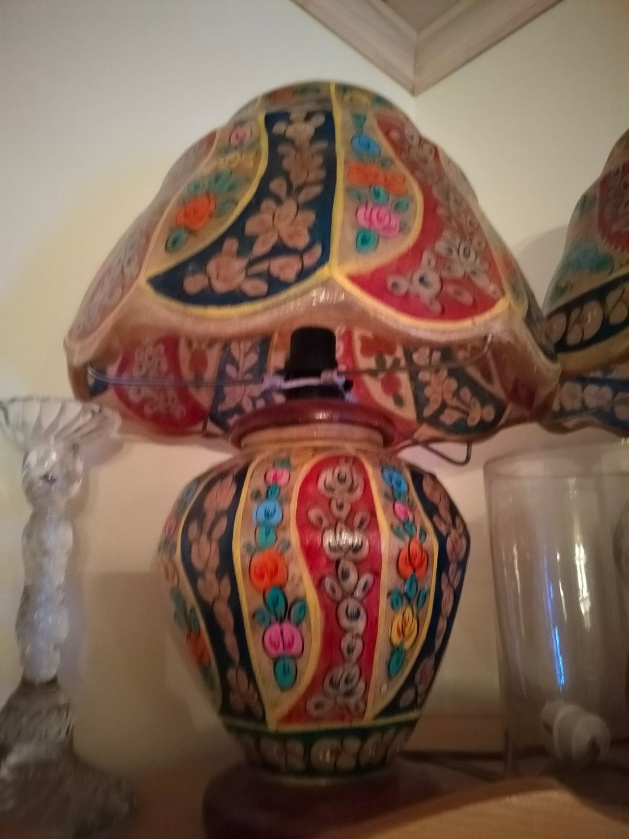 Kamelinnahka lamppu