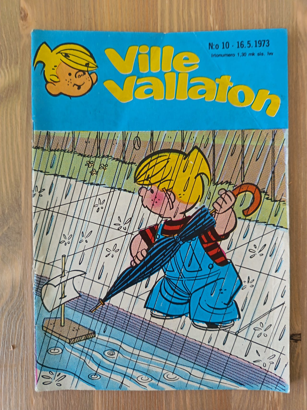 Ville Vallaton nro 10, 16.5.1973