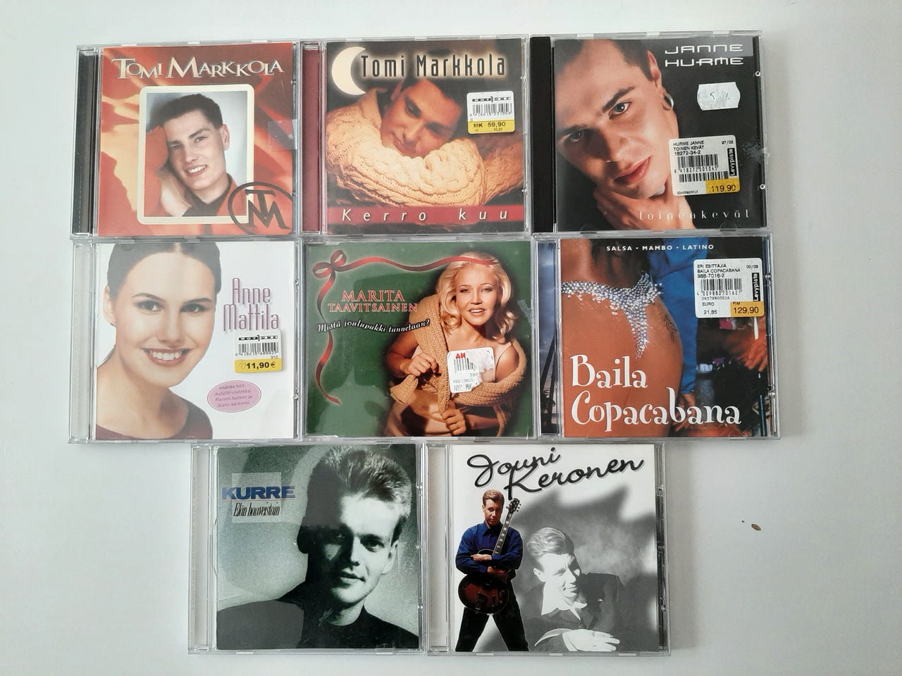 Iskelmä cd-levyjä