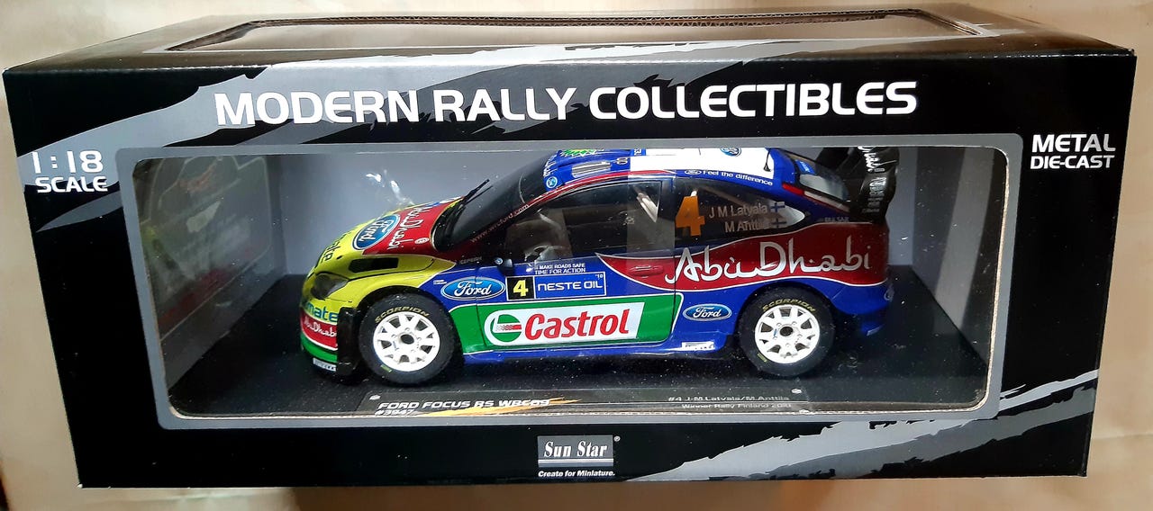 Ford Focus RS WRC09 Rally Finland Winner 2010 #4 J-M Latvala