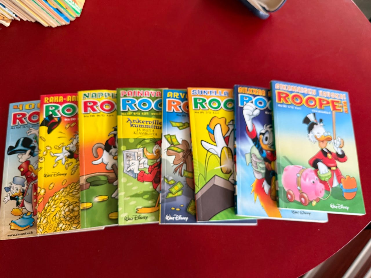 Roope setä taskukirjat