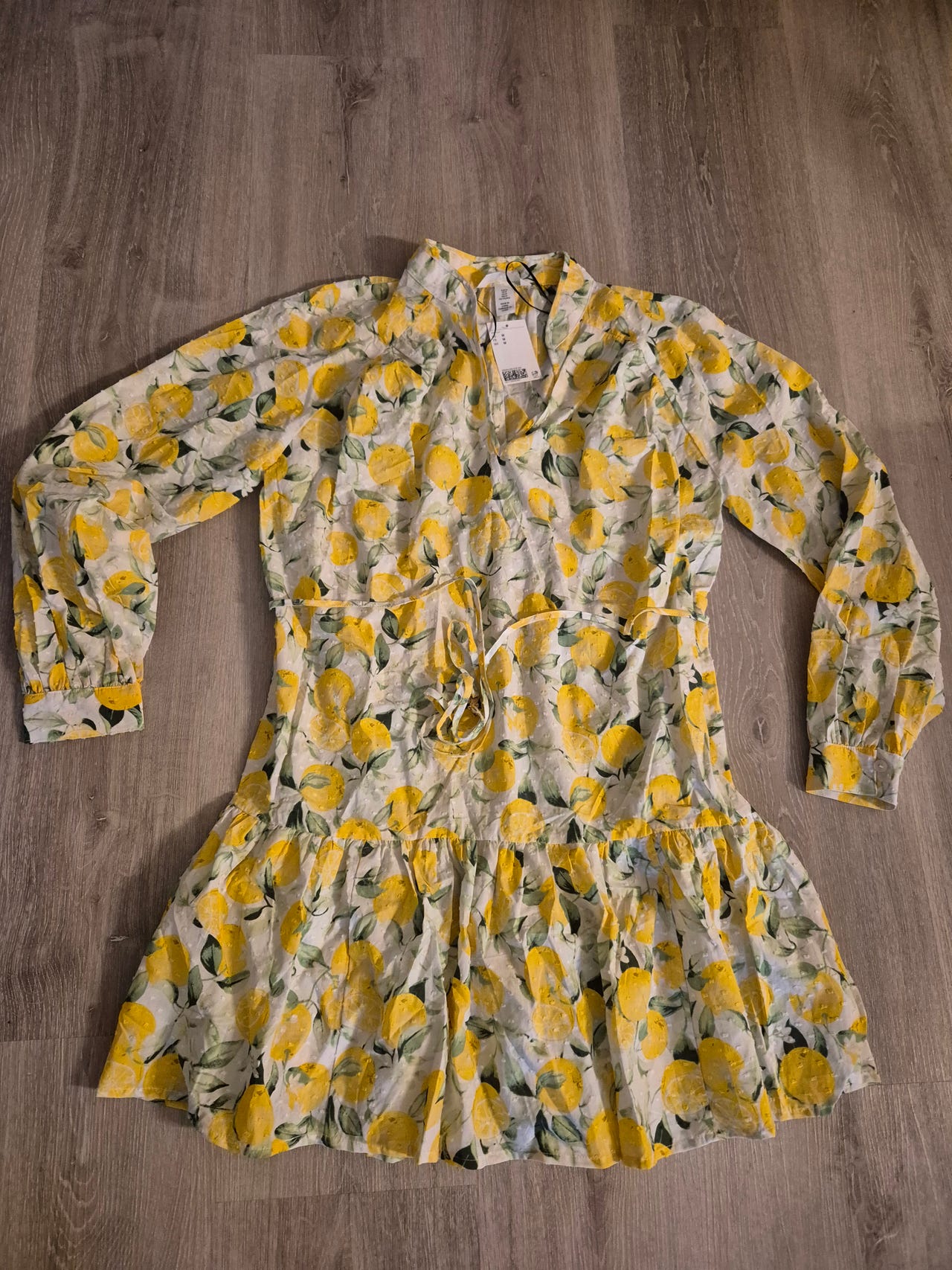 UUSI, H&M  mekko appelsiini,  sitruunan väri , M