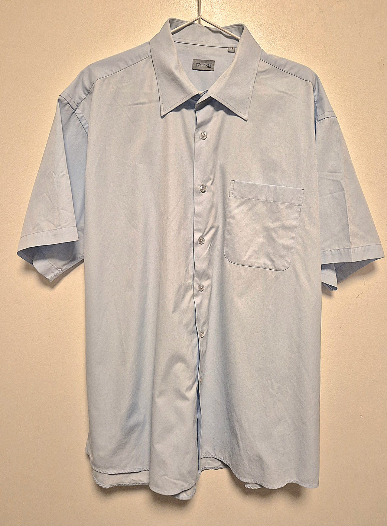 Young Line lyhythihainen kauluspaita, koko 45 (XXL)