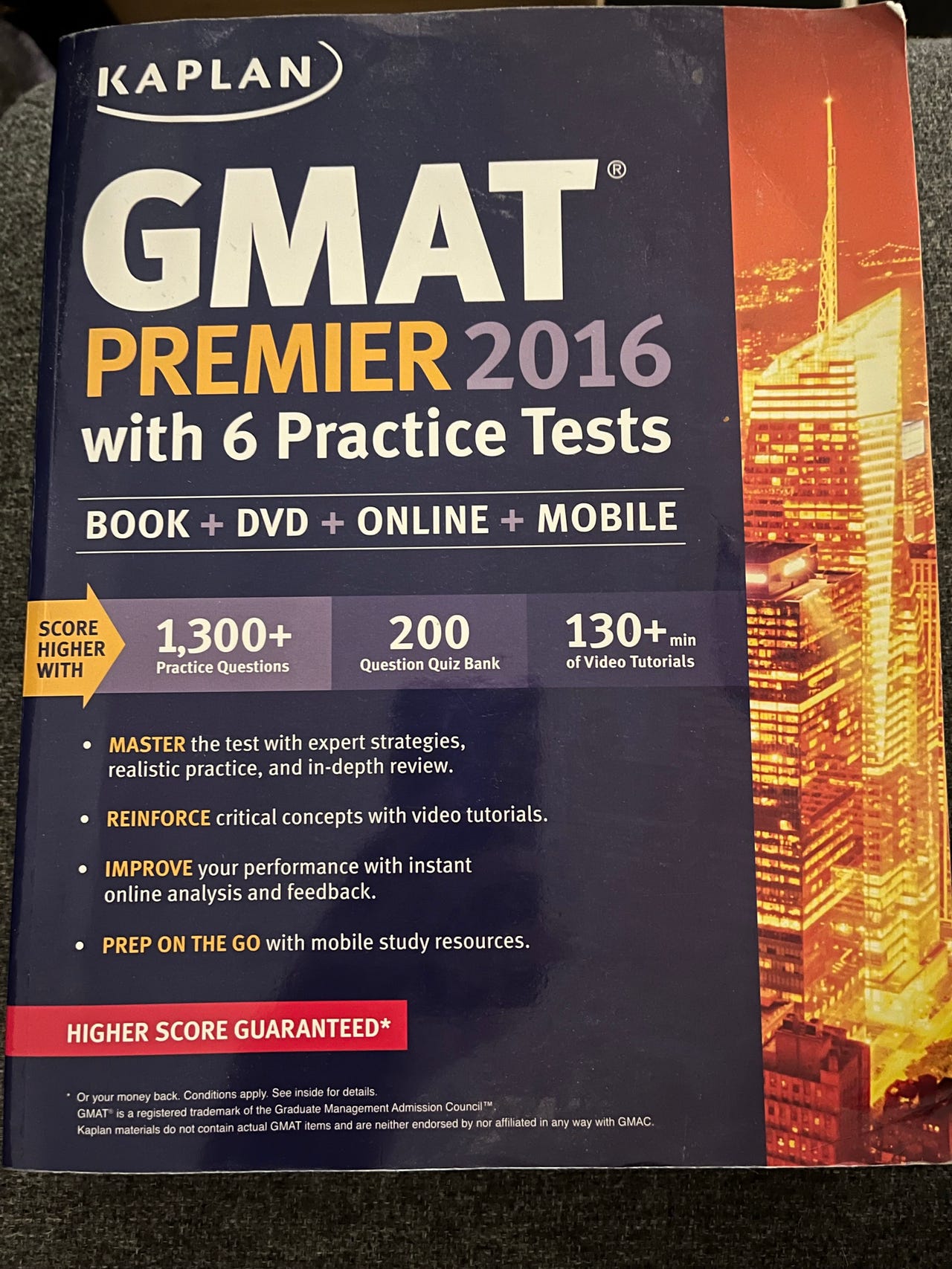 Kaplan GMAT Premier 2016